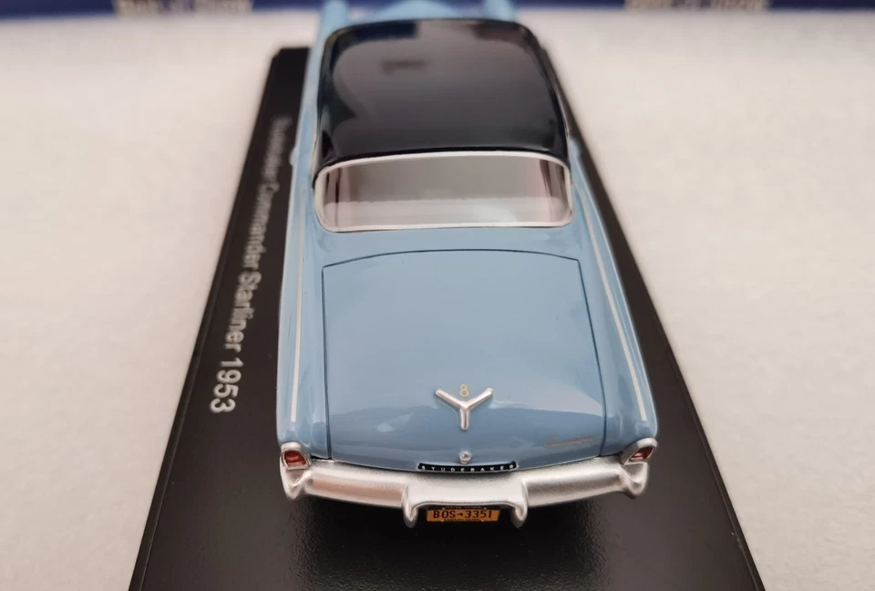 Bos 1/43 Studebaker Commander 1953 Blue #84 - Image 3 of 4