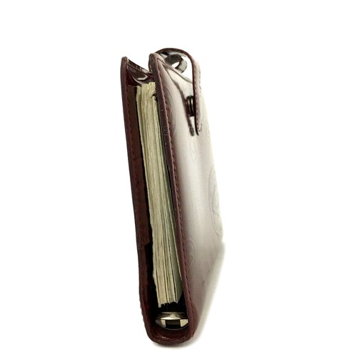Cartier Happy Birthday Patent Leather Notebook Cover Bordeaux/8BD1227 - Picture 2 of 8