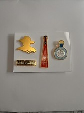Don Julio Juego De Cuatro Solapas Sombrero Chaleco Prendedores Blanco, 1942 Tequila
