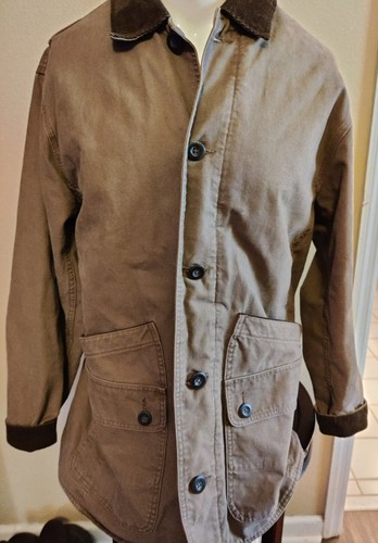 Orvis Men's Brown Canvas Barn Coat 