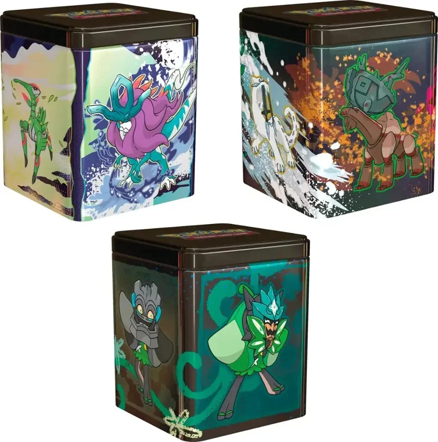 Pokemon TCG: Stacking Tins (3 Booster Packs Inside) Factory Sealed