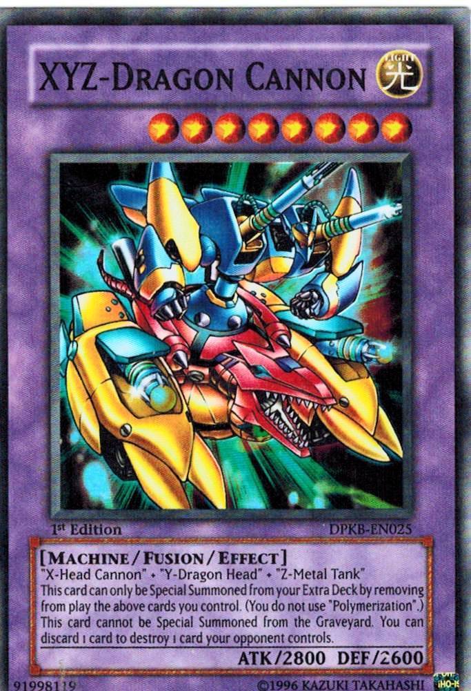 XYZ-DRAGON CANNON 1st X 3 Mint DPKB SUPER HOLO yugioh | eBay