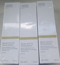 Glycolic Acid 7 Toning Solution 3.38 oz 100ml Lot Of 3