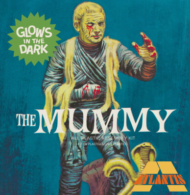 The Mummy Glow-In-The-Dark Modellbausatz Atlantis Models Ex Aurora