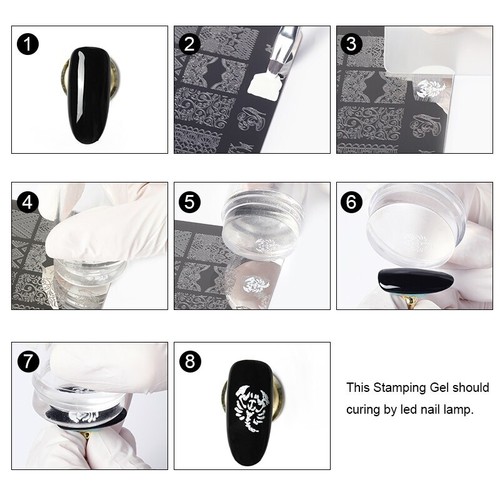 8ml Nail Stamping Gel Polish Print Nail Polish Stamp Painting Soak Off UV Gel - 第 6/20 張圖片