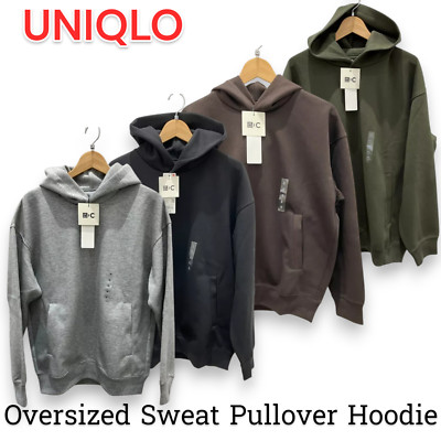 UNIQLO : C Sweat Oversized Pullover Hoodie 475379 2024 AW JAPAN NEW authentic
