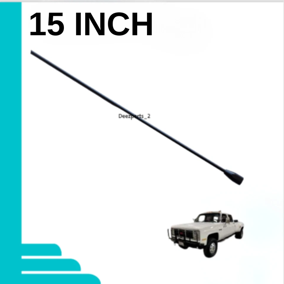 15" Antenna Black for GMC Savana 3500 1996-2024 Female - Image 4 of 4
