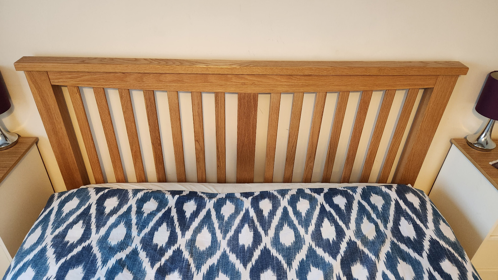 King Size Vaneer Wooden / Wood Bed Frame (Collection from London) eBay