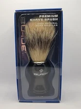 Blade For Men, Premium Shave Brush w/ 100% Natural Boar Bristles