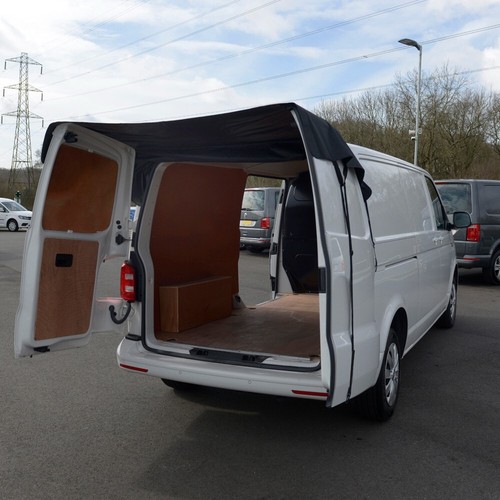 VW TRANSPORTER T5/T5.1 REAR AWNING COVER TAILORED (2003-2015) BLACK 401 - Picture 19 of 24