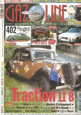 GAZOLINE N°82 TRACTION 11 B / 402 PEUGEOT /PANHARD 8HP / PEUGEOT 504 / R5 ALPINE