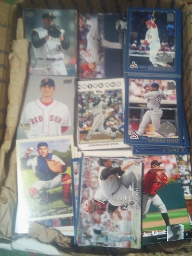 Lote de tarjetas de béisbol MLB de 300-350 tarjetas buen estado comunes - Imagen 2 de 2