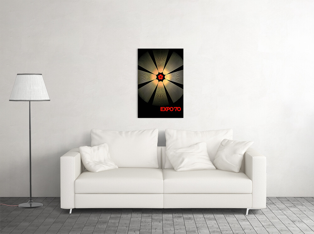 Expo 70 Osaka Japan Worlds Fair Vintage Wall Art Home Decor