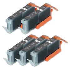 5 PK Gray Ink Cartridge w/ chp for CLI-251 XL Pixma MG6320 MG7120 MG7520 iP8720