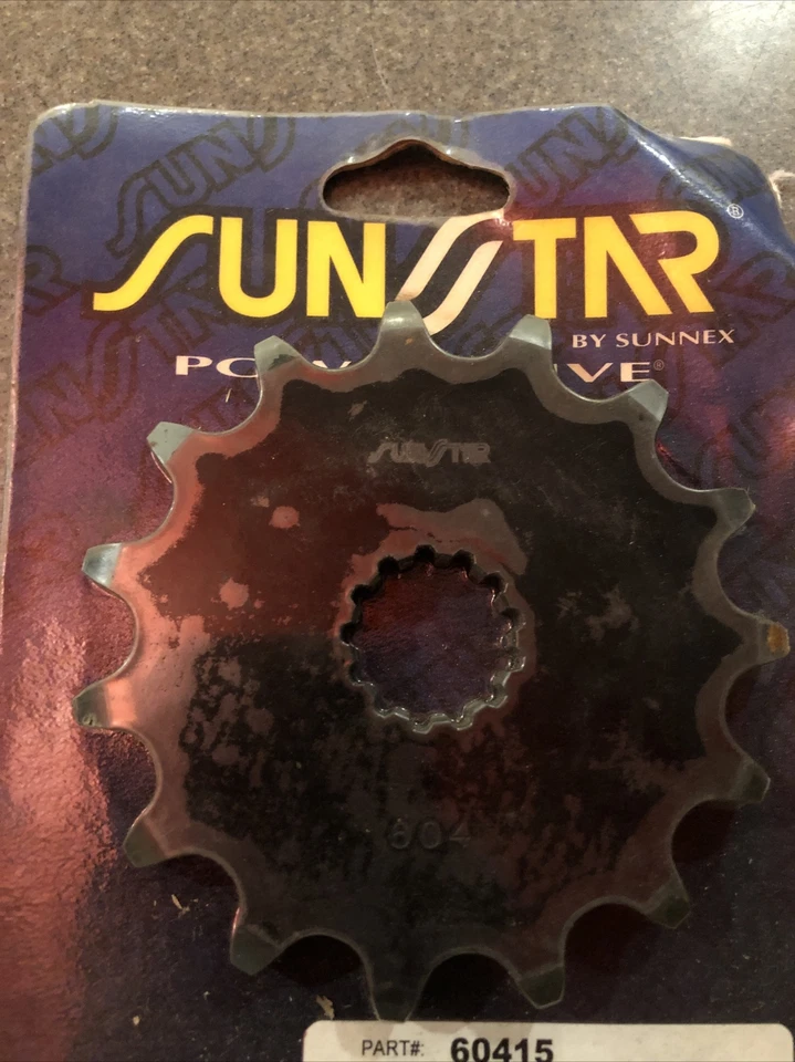 NUEVO PIÑÓN DELANTERO KAWASAKI KZ650 CSR KZ750 ZX750 SUZUKI GS750 SUNSTAR 15T  Foto 2 de 4