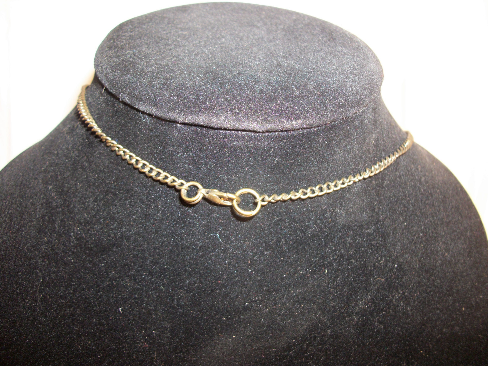Necklace, Bird in Cage Brass Pendant, Brass Tone Chain 34 Inch