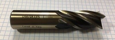 ''Cleveland'' PM/PLUS 1'' 2'' LOC 4-1/2'' OAL 4 Fl Powdered Metal Square End Mill
