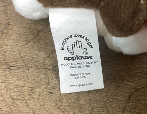 Vintage Hush Puppies Basset Hound 6" Beanbag Plush Pumpkin Autumn Fall Halloween - Picture 5 of 6