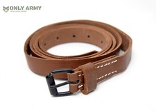 Vintage Swiss Army Leather Utility Strap Belt Blanket Tie Down General Purpose
