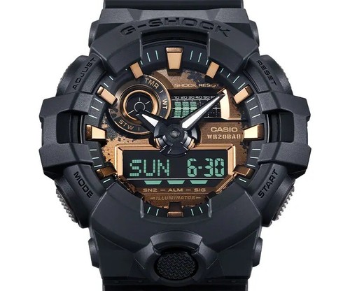 CASIO G-SHOCK GA-700RC-1AER EN NEGRO Y SUMERGIBLE 200 METROS - Photo 2 sur 6