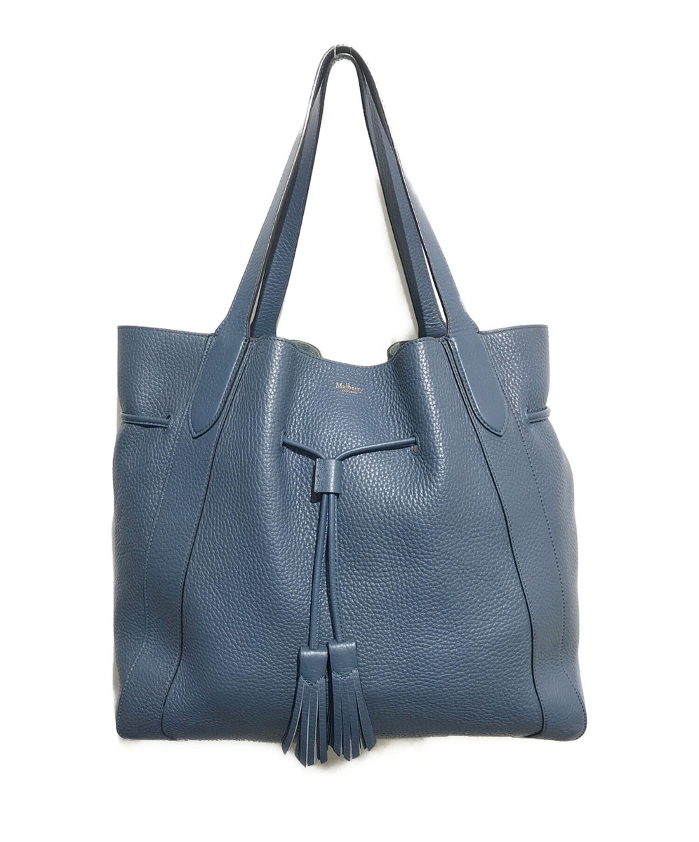【関税負担】 MULBERRY MILLIE BAG Mulberry Millie Leather Tote Bag Navy 47880c | eBay