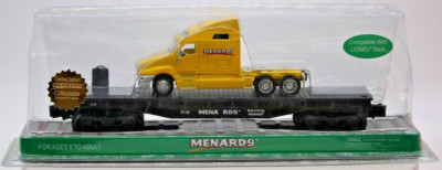 Limited Edition Menards O Gauge Die-Cast Flat Car w/ Tractor Sealed New 1:48 NIB