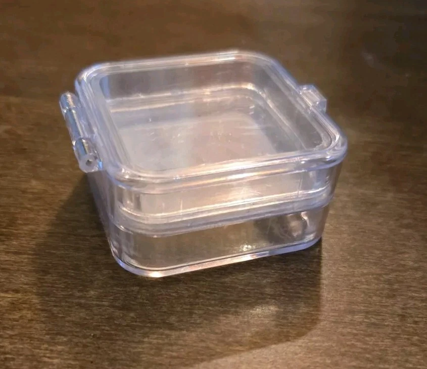 Lote de 10 cajas de almohadas acrílicas de membrana de 2" x 2" coleccionables coronas dentales gemas Foto 2 de 4