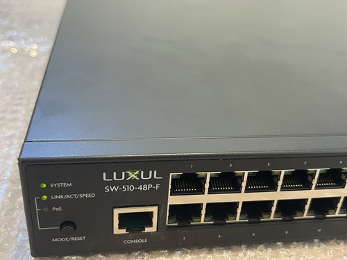 Switch 48 porte Luxul SW-510-48P-F - vedi foto - politica di restituzione 30 giorni - Foto 2 di 11