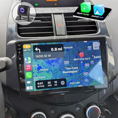 For Chevrolet Spark 2013 2014 2015 Car Stereo Apple CarPlay Android 12 Radio GPS
