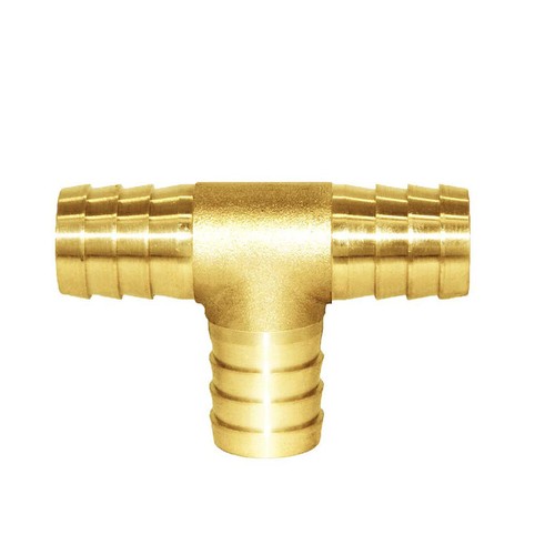 Brass hose connector T piece hose nipple compressed air connection A2 stainless steel - Picture 4 of 10