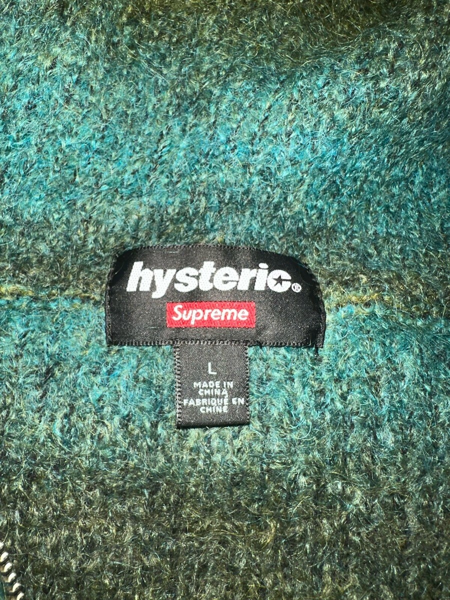Supreme×HYSTERIC GLAMOUR Mohair zipup S Supreme Hysteric Glamour Mohair Zip Up Hooded Sweater Black