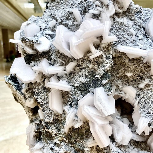 19LB Beautiful rare calcite clusters, specimen, Fujian, China+Bracket - 第 10/18 張圖片