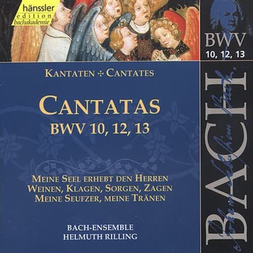 BACH,JOHANN SEBASTIAN Sacred Cantatas BWV 10 12 13 (CD)