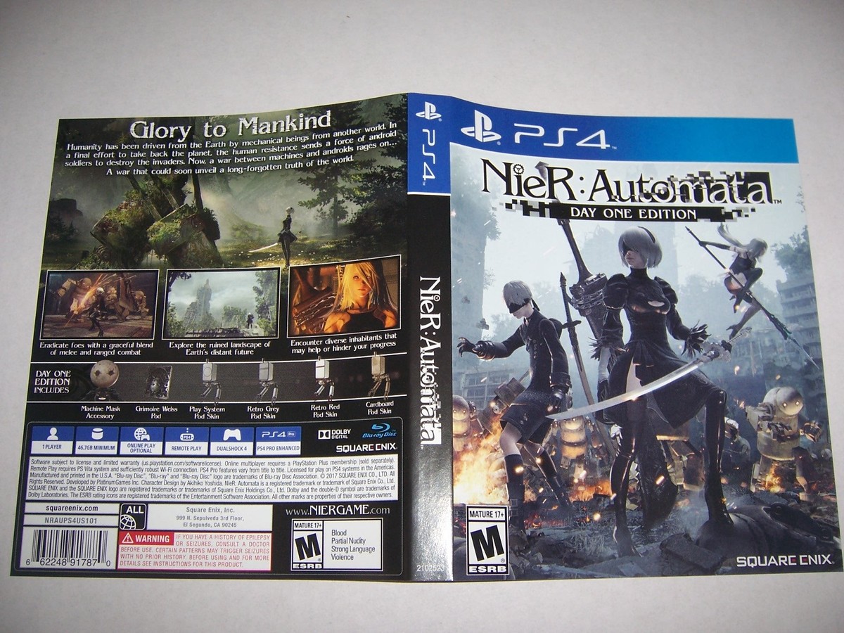 Original Replacement Case Box PlayStation 4 PS4 Nier