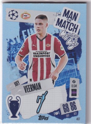 Topps Match Attax CL 24/25 No. 407 Joey Veerman Signature Style | eBay