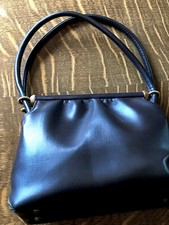 VERDI Hand Bag Pocketbook Purse Brown inside lock Lined Vintage. Metal Feet