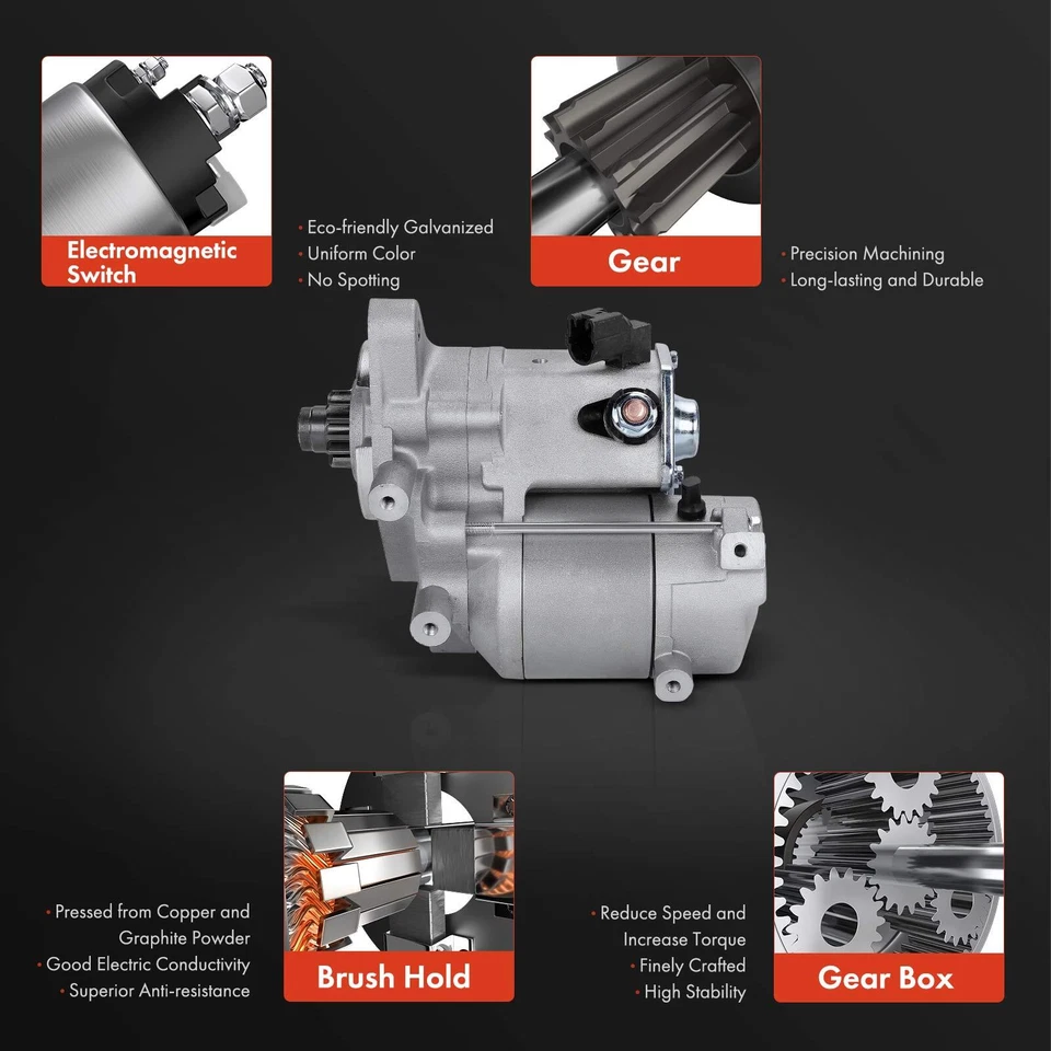 1x Motor De Arranque para Toyota 4Runner 2010-2023 Tundra FJ Cruiser 1.4KW 12V CW 10T Foto 4 de 4