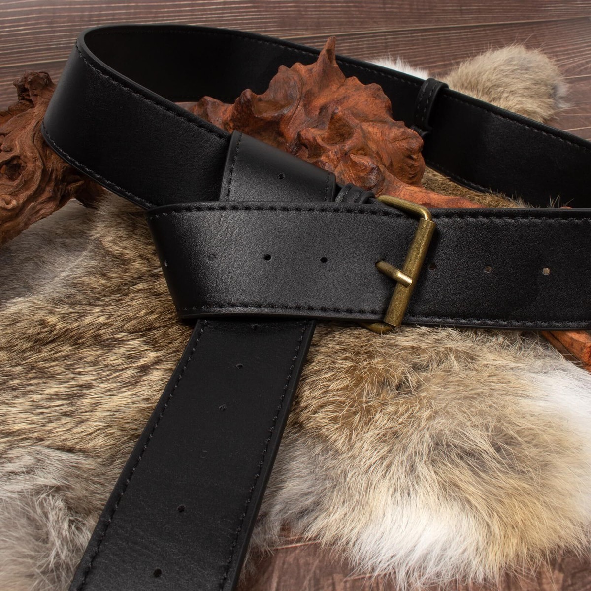 Women Brown Belt Pouch Coin Purse Skirt Hike Set Medieval Festival Costume Renaissance Belt Pouch Coin Purse Skirt Hike Set Medieval  main image 2