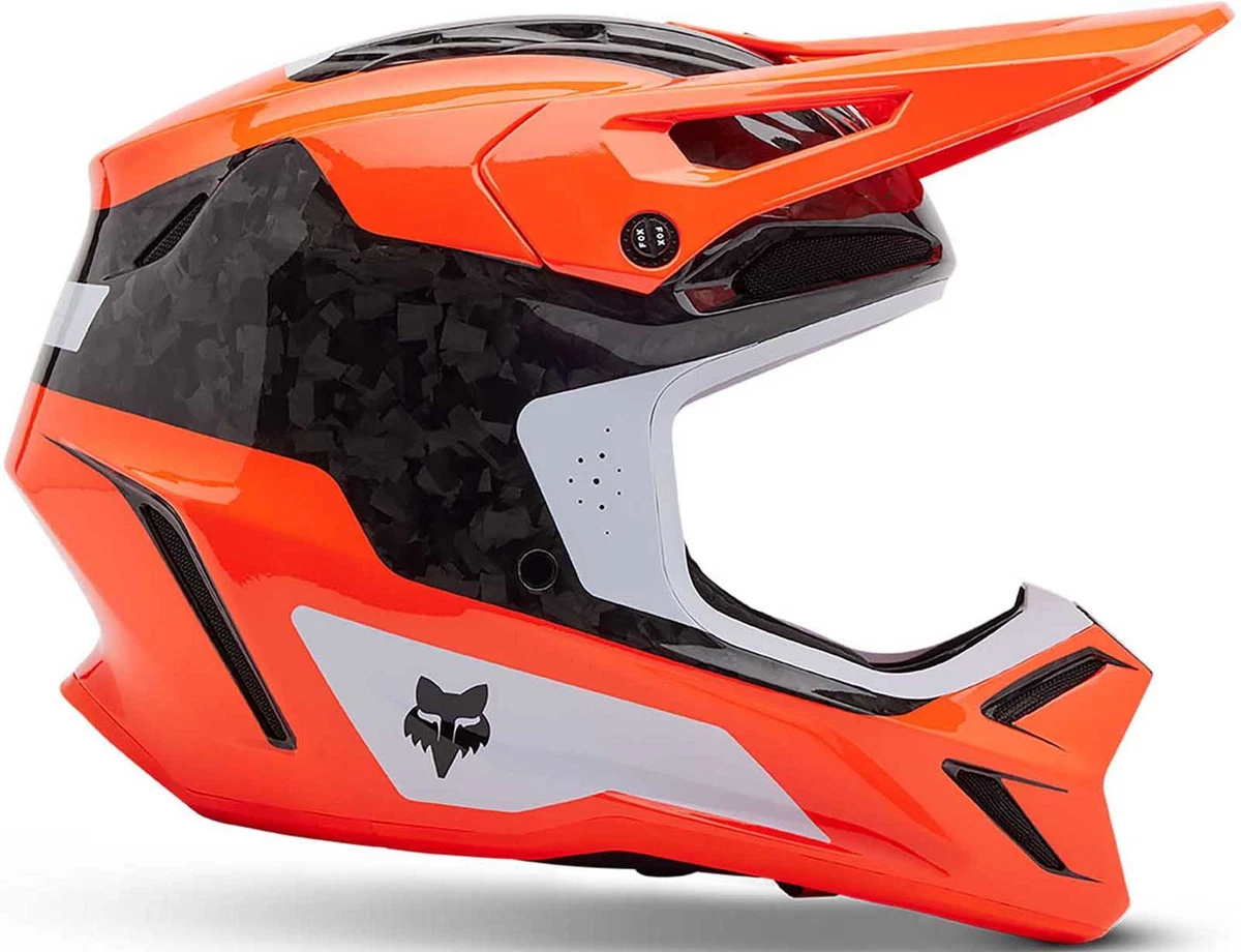 Fox Racing Orange DOT Approved Motorcycle & Powersports Helmets