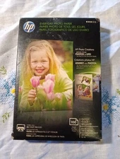 HP Everyday Photo Paper 100 Sheet Glossy Finish 4 x 6 Box NEW Sealed CR759A