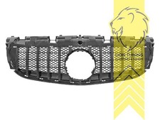 Sportgrill K&uuml;hlergrill f&uuml;r Mercedes Benz SLK R172 schwarz gl&auml;nzend