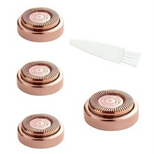 Pain-Free Waterproof Blade Hair Remover Cleaning Replacement Heads With Brush L