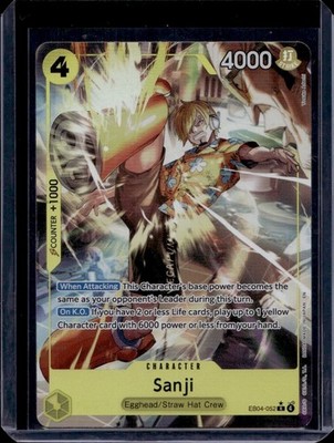 One Piece Sanji EB04-052 (R*) Alt Art Adventure on Kami's Island (OP15-EB04)