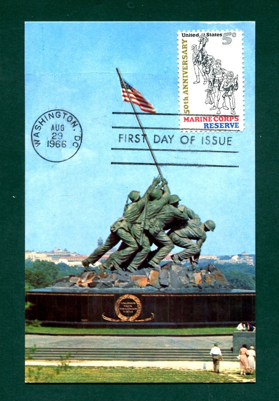 Sc. 1315 Marine Corps Reserve FDC - Maxi Card