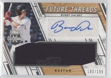 2019 Elite Extra Edition Future Threads Signatures Black Bobby Dalbec Auto 0t1r