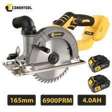 Cordless Circular Saw Heavy Duty 165mm Wood Cutter 1100W and Cutting Blade Tools