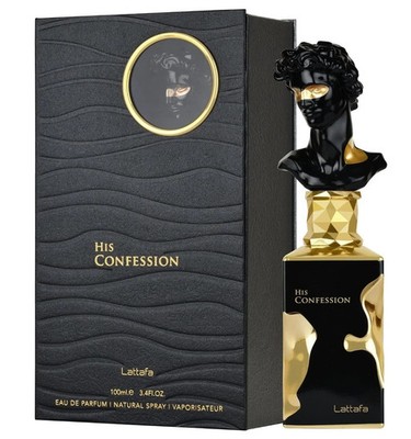Lattafa His Confession Eau de Parfum Spray 100 ml Amber Wood Musk