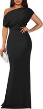 Elegant Sleeveless Evening Dresses Off Shoulder Bodycon Long Formal Party Gowns