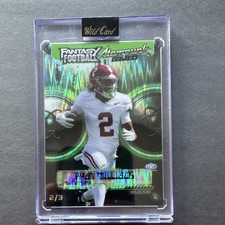 Ryan Williams Wild Card Fantasy Football Atompunk Edition 2/3 Football Card 2026