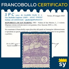 San Marino 1903 2 lire